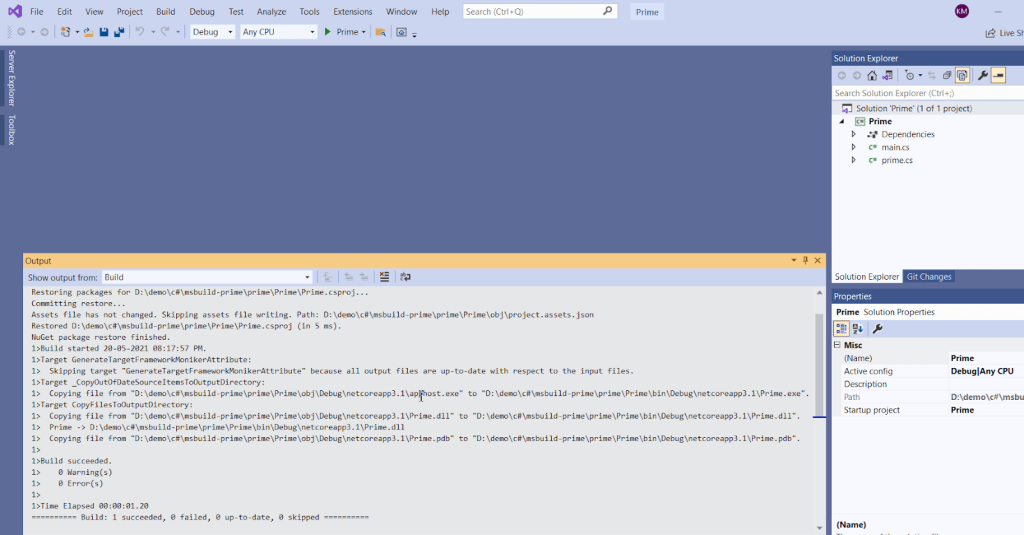 Csharp Code Coverage in Visual Studio IDE step 2