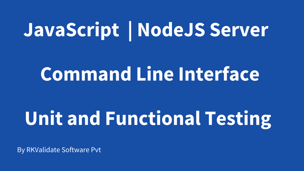 Code Coverage for JavaScript | RKVALIDATE