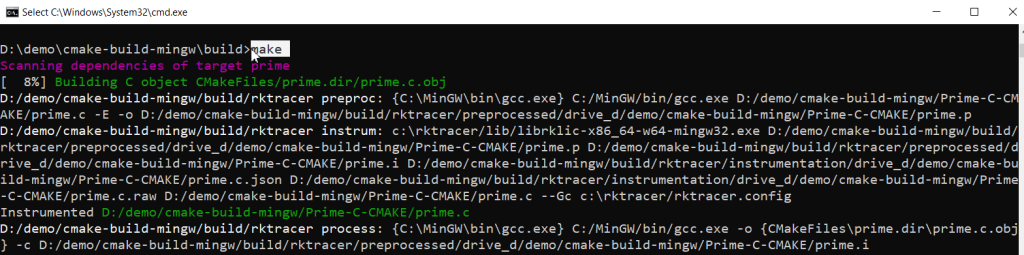 code coverage cmake step-1