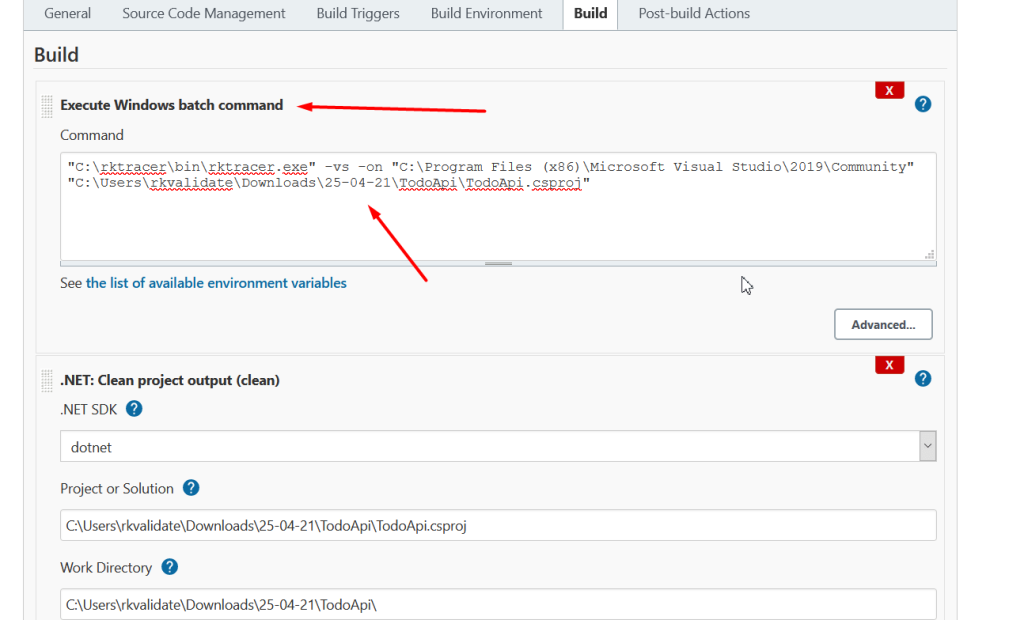publish code coverage in Jenkins step 2